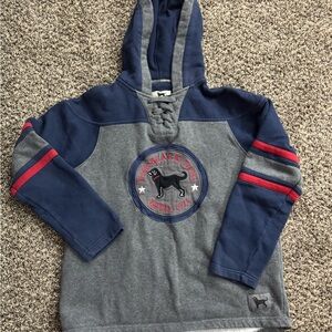 Hoodie - Navy and Gray